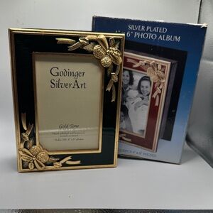 Vintage Godinger Black and Gold Photo album